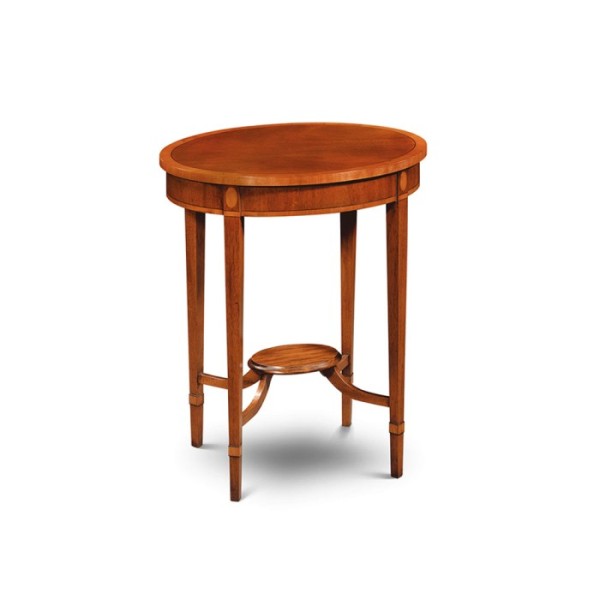 AMC 24 Oval Occasional Table Mah Yew