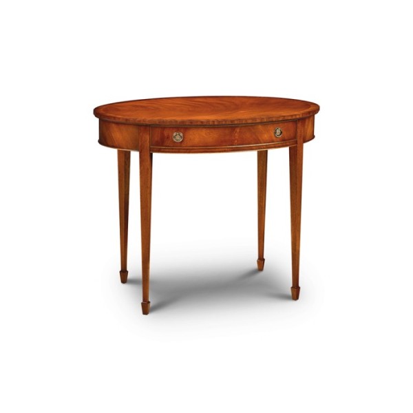 AMC 227 Oval Occasional Table Mahogany