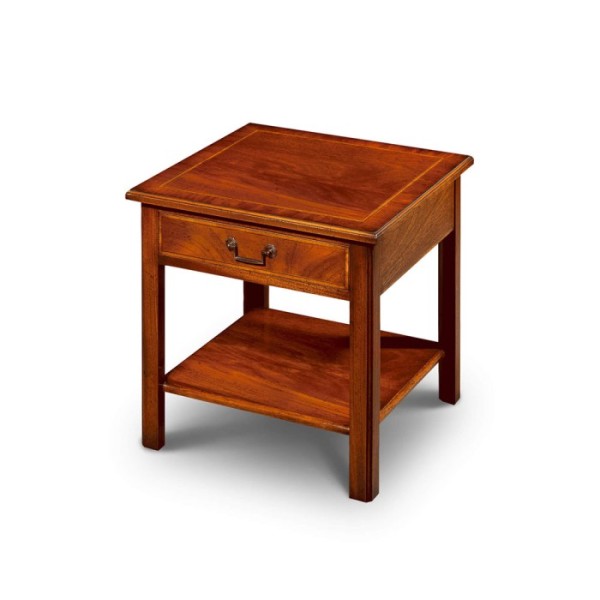 AMC 36 End Table Mahogany with Satin inlay