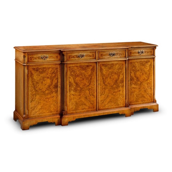 AMC 50 Breakfront Sideboard Burr Walnut