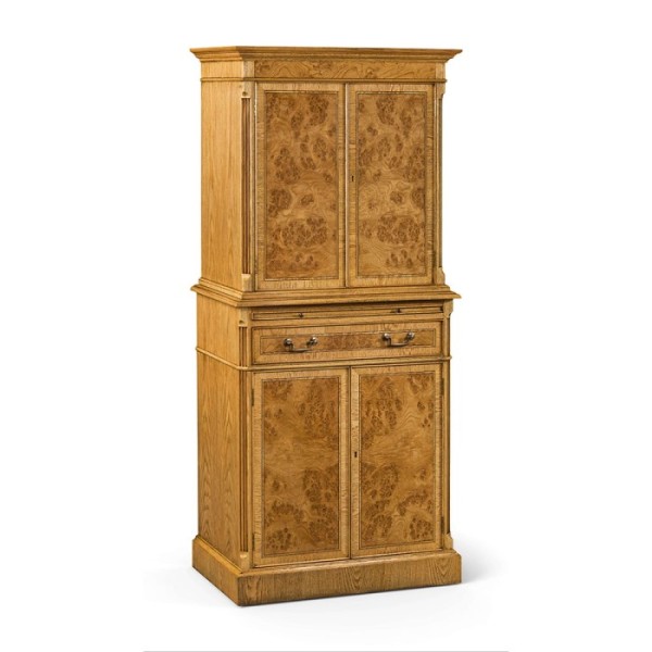 AMC 64 Wine Cabinet Burr Oak