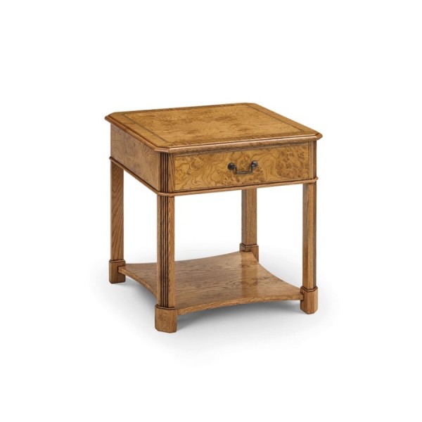 AMC 300 Canted End Table Burr Oak