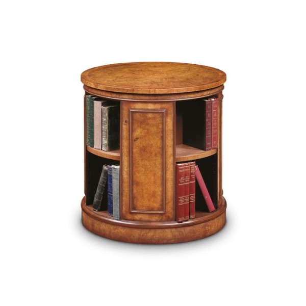 AMC 235 Revolving Bookcase Burr Walnut