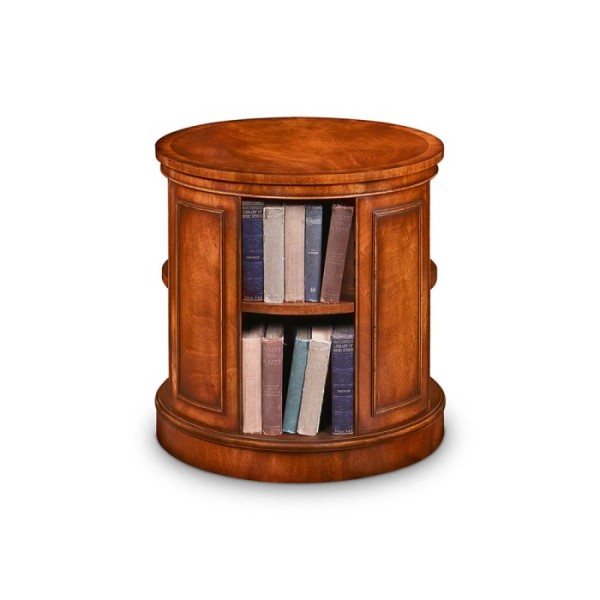 AMC 235 Revolving Bookcase Burr Walnut