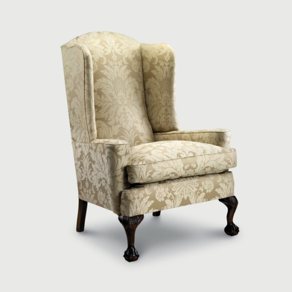 Dorset large Chair hand carved legs